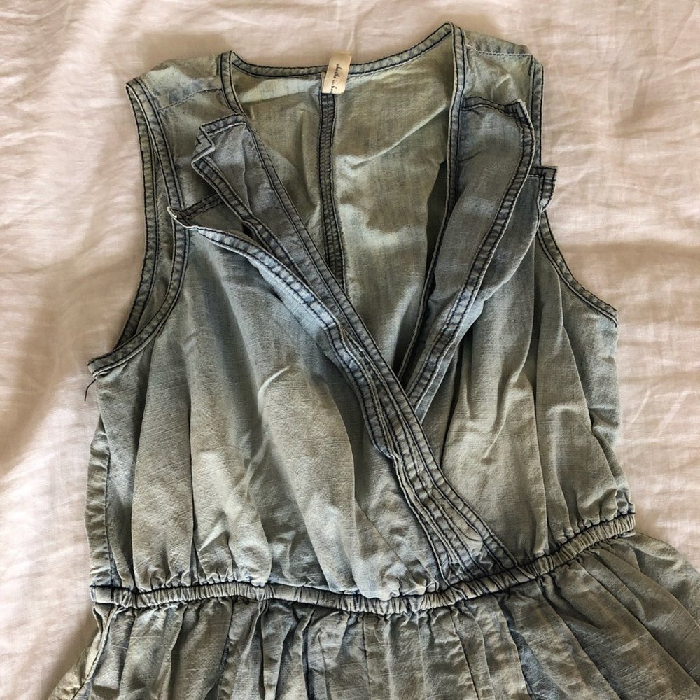CHAMBRAY DENIM DRESS